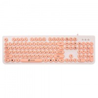 Клавиатура Oklick 400M розовая USB - Продажа и ремонт компьютерной техники "БАЙТ"