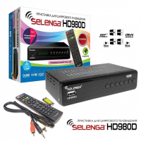 Приставка для цифрового ТВ DVB-T2 Selenga HD980D - Продажа и ремонт компьютерной техники "БАЙТ"