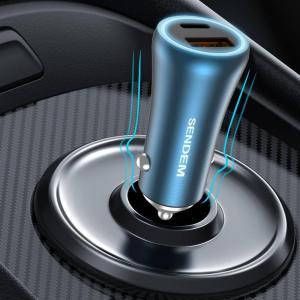 Автомобильное ЗУ Sendem D10 PD + QC 3.0 3A, 65W + кабель microUSB - Продажа и ремонт компьютерной техники "БАЙТ"