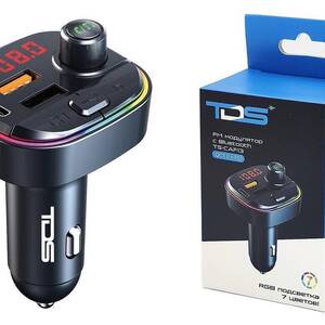 FM-Модулятор TDS TS-CAF13 RGB (Bluetooth) - Продажа и ремонт компьютерной техники "БАЙТ"