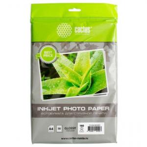 Фотобумага Cactus CS-GA418050ED A4/180г/м2/50л./белый глянцевое для струйной печати - Продажа и ремонт компьютерной техники "БАЙТ"