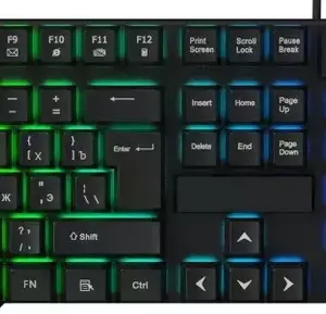 Клавиатура + мышь Оклик 400GMK клав:черный мышь:черный USB LED - Продажа и ремонт компьютерной техники "БАЙТ"