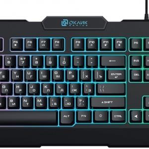 Клавиатура Оклик 757G HW2 черный USB for gamer (1790295) - Продажа и ремонт компьютерной техники "БАЙТ"