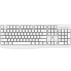 Клавиатура Acer OKW301 белый USB Multimedia для ноутбука (ZL.KBDCC.01B) - Продажа и ремонт компьютерной техники "БАЙТ"
