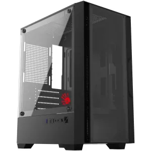 Корпус Bloody CC-123 черный без БП mATX 8x120mm 2xUSB2.0 1xUSB3.0 audio bott PSU CC-123-BK - Продажа и ремонт компьютерной техники "БАЙТ"