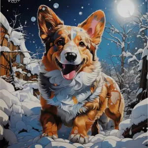 Коврик для мыши Cactus Corgi рисунок 300x250x3мм (CS-MP-D13M) - Продажа и ремонт компьютерной техники "БАЙТ"