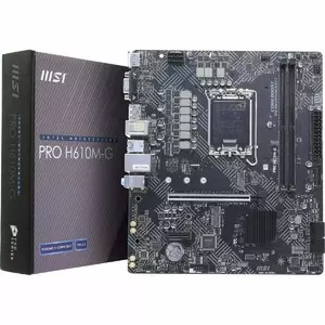 Материнская плата MSI PRO H610M-G WIFI DDR4 Soc-1700 Intel H610 2xDDR4 mATX AC`97 8ch(7.1) GbLAN+VGA - Продажа и ремонт компьютерной техники "БАЙТ"