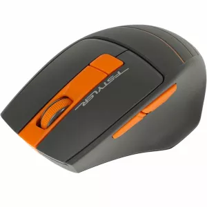 Мышь A4Tech Fstyler FG30S серый/оранжевый оптич. 2000dpi, бесшумный клик, беспроводная, USB 6but - Продажа и ремонт компьютерной техники "БАЙТ"