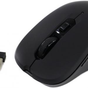 Мышь Оклик 610MWC черный оптич. 1600dpi беспров. USB/USB-C для ноутбука 6but (1158012) - Продажа и ремонт компьютерной техники "БАЙТ"