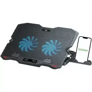 Подставка для ноутбука Digma D-NCP150-2 15.6"360x260x27мм 38дБ 2xUSB 2x 120ммFAN 650г металл/пластик - Продажа и ремонт компьютерной техники "БАЙТ"