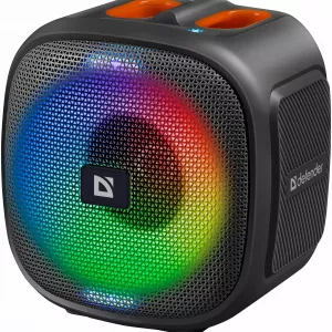 Портативная акустика Defender Q4, 10W, BT 5.4, FM, AUX, TF, Подсветка RGB - Продажа и ремонт компьютерной техники "БАЙТ"