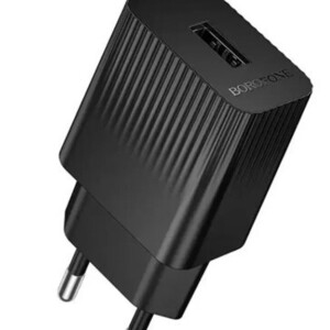 Сетевое зарядное устройство USB BOROFONE BAS71A Source (EU) черные - Продажа и ремонт компьютерной техники "БАЙТ"