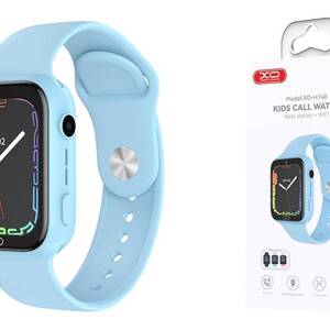 Смарт-часы детские XO H140 kids 4G, голубые - Продажа и ремонт компьютерной техники "БАЙТ"