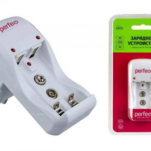 Зарядное устройство для аккумуляторов (AA/AAA/F22) Perfeo PF-VN-210 - Продажа и ремонт компьютерной техники "БАЙТ"