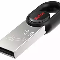 Флеш Диск Netac 16GB UM2 NT03UM2N-016G-20BK USB2.0 серебристый/черный - Продажа и ремонт компьютерной техники "БАЙТ"