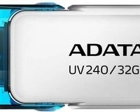 Флеш Диск A-Data 32GB UV240 AUV240-32G-RWH USB2.0 белый/голубой - Продажа и ремонт компьютерной техники "БАЙТ"