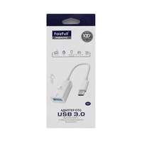 Переходник OTG FaizFull FP21 Type-C (m) - USB 3.0 (f) - Продажа и ремонт компьютерной техники "БАЙТ"