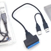 Кабель USB3.0 Type-A (M) --> SATA II + доп.питание 12V для HDD 3.5 + BOX (20131478) - Продажа и ремонт компьютерной техники "БАЙТ"