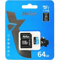Флеш карта microSDXC 64GB Netac NT02P500STN064G-S P500 - Продажа и ремонт компьютерной техники "БАЙТ"