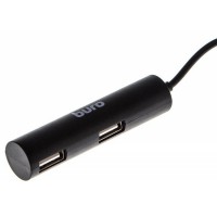 Разветвитель USB 2.0 BURO BU-HUB4-0.5R-U2.0 портов:4 черный - Продажа и ремонт компьютерной техники "БАЙТ"
