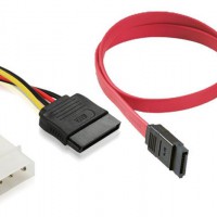 Комплект кабелей SATA с питанием - Продажа и ремонт компьютерной техники "БАЙТ"
