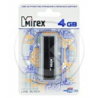 Флеш диск 4GB Mirex, Line White - Продажа и ремонт компьютерной техники "БАЙТ"