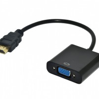 Конвертер с HDMI на VGA  VHC-2 (кабель 15 см.) - Продажа и ремонт компьютерной техники "БАЙТ"