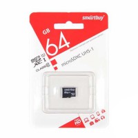Флеш карта microSD 64GB SDHC Class 10 SmartBuy без адаптера - Продажа и ремонт компьютерной техники "БАЙТ"