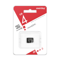 Флеш-карта SmartBuy microSD Memory Card 4Gb Сlass 10 - Продажа и ремонт компьютерной техники "БАЙТ"