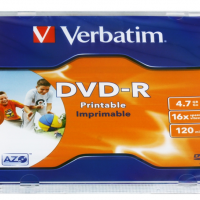 Диск Verbatim DVD+/-R 4.7Gb 16x Printable в коробке - Продажа и ремонт компьютерной техники "БАЙТ"