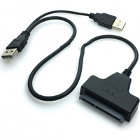 Адаптер-переходник USB 2.0 Type A (m) - SATA II, для жеских дисков + доп.питание - Продажа и ремонт компьютерной техники "БАЙТ"