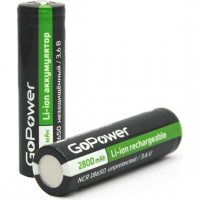 Аккумулятор GoPower 18650 2800mA 3,7в (1шт.) - Продажа и ремонт компьютерной техники "БАЙТ"