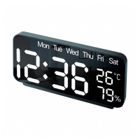 Часы настольные VST-912Y, белые, без блока питания - Продажа и ремонт компьютерной техники "БАЙТ"