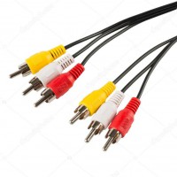 Кабель  3RCA -->3RCA 1,0м - Продажа и ремонт компьютерной техники "БАЙТ"