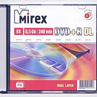 DVD+R Mirex 8,5 gb двухслойный с Slim Box - Продажа и ремонт компьютерной техники "БАЙТ"