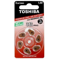 Э/п Toshiba 312 для слуховых аппаратов (PR41) (1шт) - Продажа и ремонт компьютерной техники "БАЙТ"