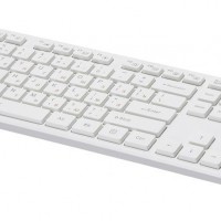 Клавиатура проводная Oklick 500M slim белая USB - Продажа и ремонт компьютерной техники "БАЙТ"