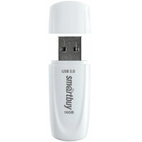 Флеш диск 16GB USB 2.0 Smartbuy SB016GB3SCW USB3.0/3.1 белый - Продажа и ремонт компьютерной техники "БАЙТ"