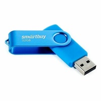 Флеш диск 32GB SmartBuy Twist Blue, USB 2.0 SB032GB2TWB - Продажа и ремонт компьютерной техники "БАЙТ"