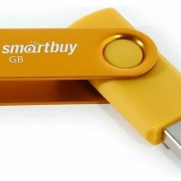 Флеш диск 32GB SmartBuy Twist Yellow, USB 2.0 SB032GB2TWY - Продажа и ремонт компьютерной техники "БАЙТ"