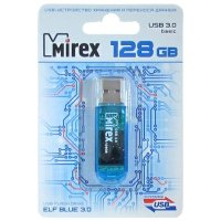 Флеш Диск Mirex 128Gb Line Blue USB3.0 синий - Продажа и ремонт компьютерной техники "БАЙТ"