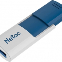 Флеш Диск Netac 128Gb U182 NT03U182N-128G-30BL USB3.0 синий/белый - Продажа и ремонт компьютерной техники "БАЙТ"