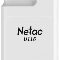 Флеш Диск Netac 8GB U116 NT03U116N-008G-20WH USB2.0 белый - Продажа и ремонт компьютерной техники "БАЙТ"