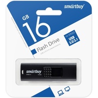 Флеш Диск SmartBuy 16Gb Fashion Black USB 2.0 SB016GB3FSK - Продажа и ремонт компьютерной техники "БАЙТ"