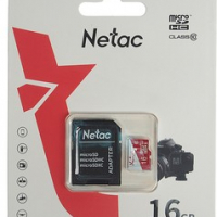 Флеш карта microSDHC 16GB Netac NT02P500ECO-016G-R P500 Eco + adapter - Продажа и ремонт компьютерной техники "БАЙТ"