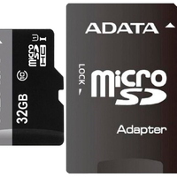 Флеш карта microSDHC 32GB A-Data AUSDH32GUICL10- RA1 + adapter - Продажа и ремонт компьютерной техники "БАЙТ"