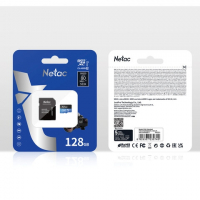 Флеш карта microSDXC 128Gb Class10 Netac NT02P500STN-128G-R P500 + adapter - Продажа и ремонт компьютерной техники "БАЙТ"