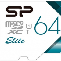 Флеш карта microSDXC Silicon Power 64Gb Class10 SP064GBSTXBV1V20SP Elite + адаптер - Продажа и ремонт компьютерной техники "БАЙТ"