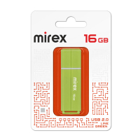 Флешь-накопитель Mirex Line Green 16gb USB 2.0 - Продажа и ремонт компьютерной техники "БАЙТ"