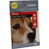 Фотобумага Lomond Simply 0102169 A4/180г/м2/50л./белый CIE148% глянцевое для струйной печати - Продажа и ремонт компьютерной техники "БАЙТ"
